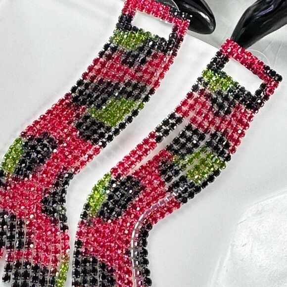 Zara Rhinestone Earrings - Picture 8 of 11